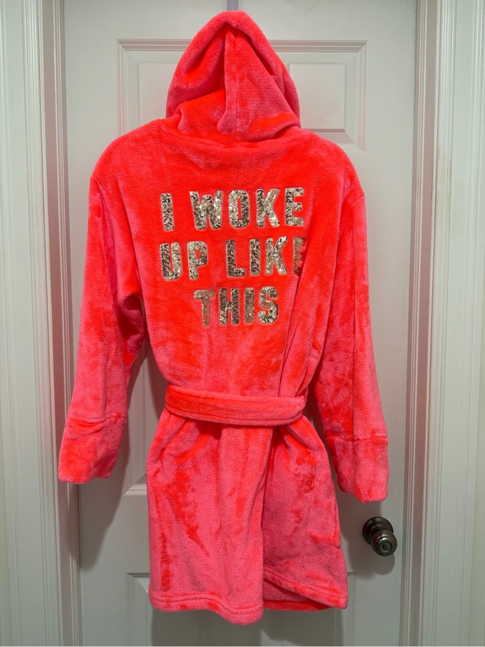 Victoria’s Secret PINK “I Woke Up Like This” Beautiful Vintage Hard to Find Robe